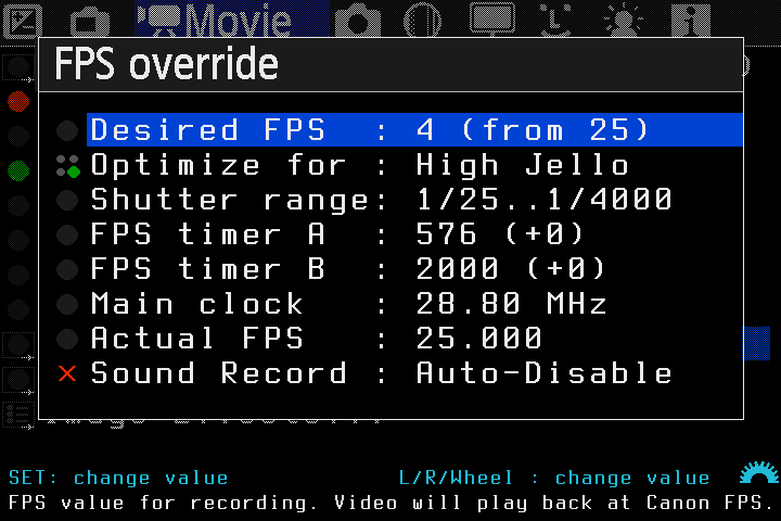 FPS Override